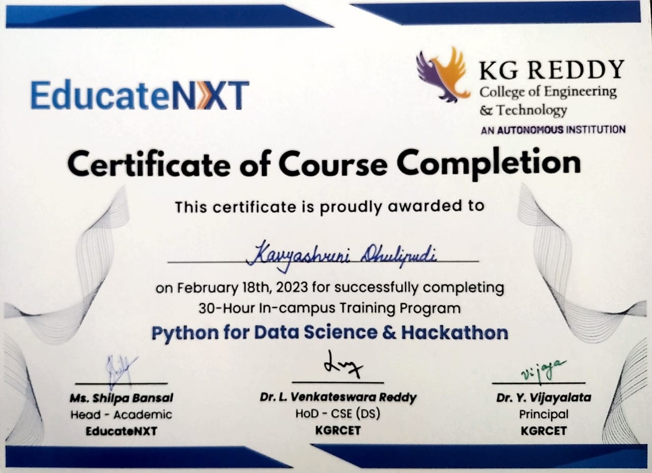 Certificate 2